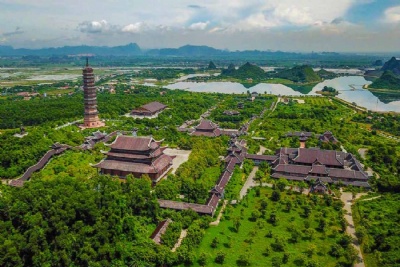 Ninh Binh - Bai Dinh pagoda - Trang An - Mua Cave 1 day trip